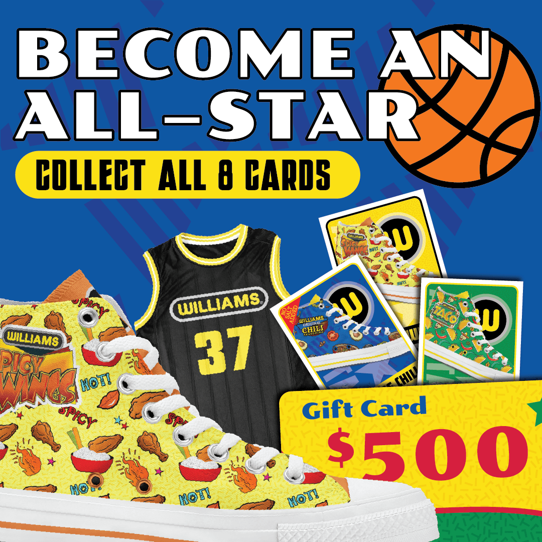 Williams All-Stars prizes ad โ Become an All-Star