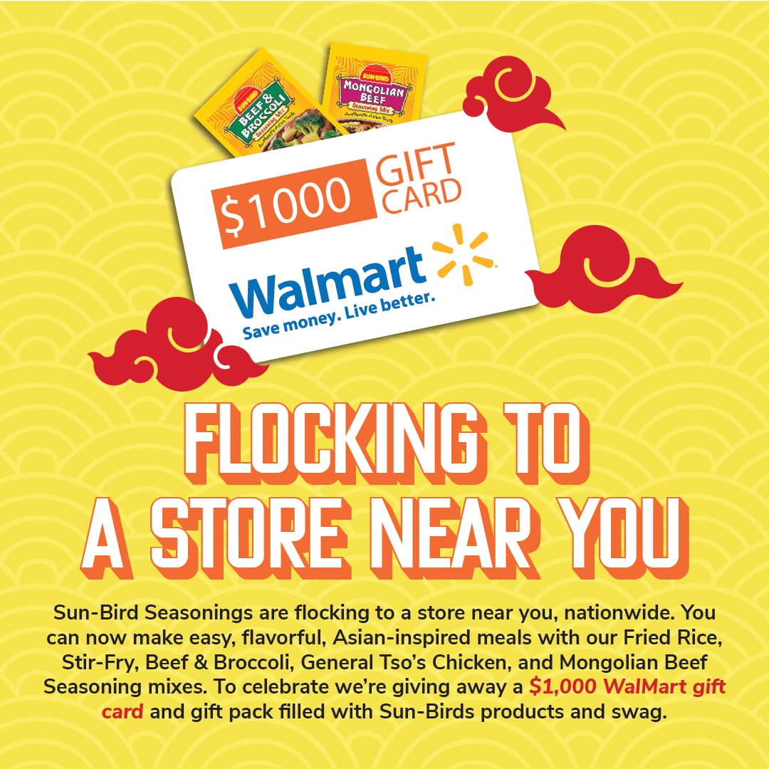 Sun-Bird Seasonings national Walmart rollout campaign