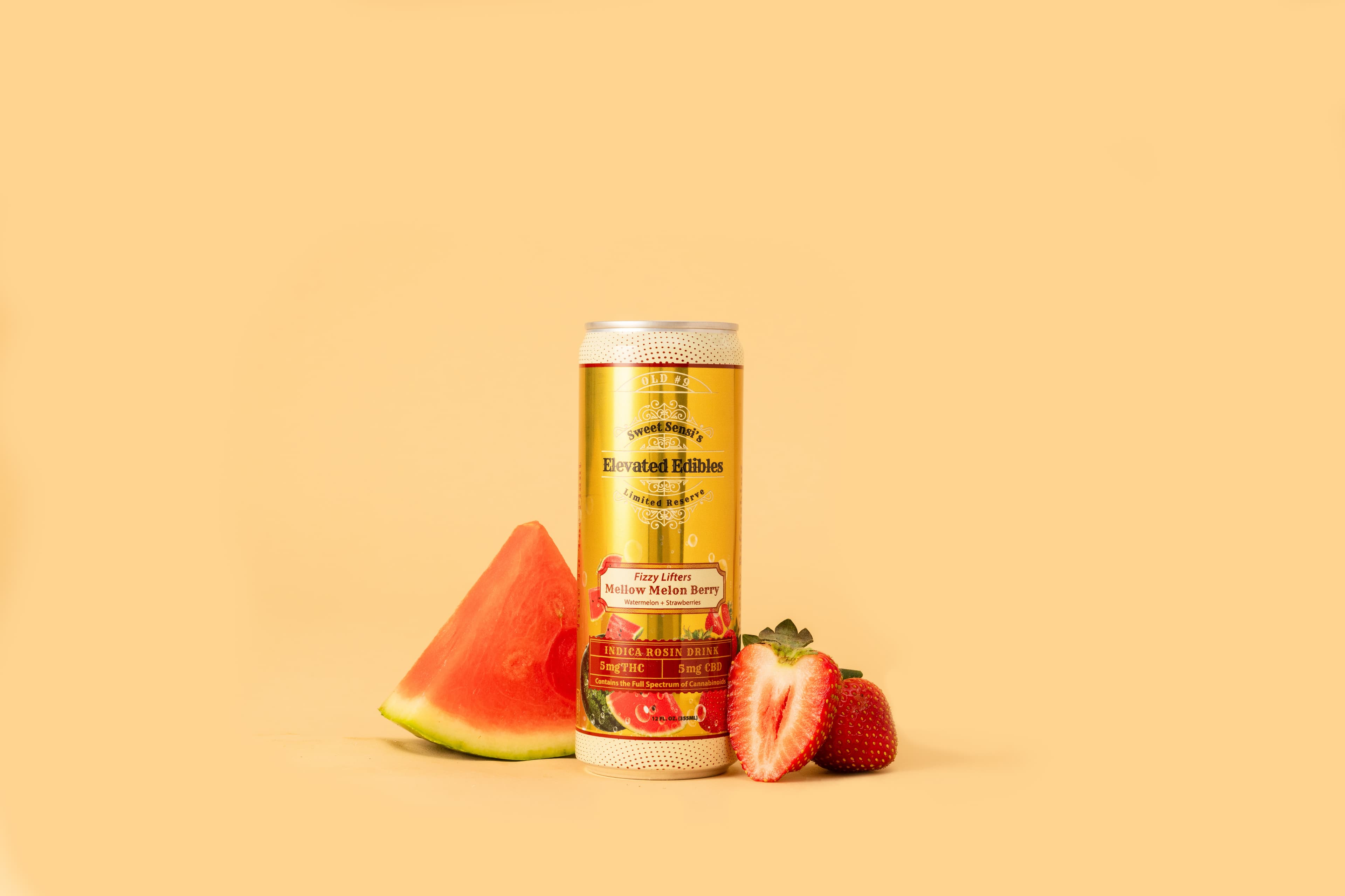 Sweet Sensi Elevated Edibles cans — front