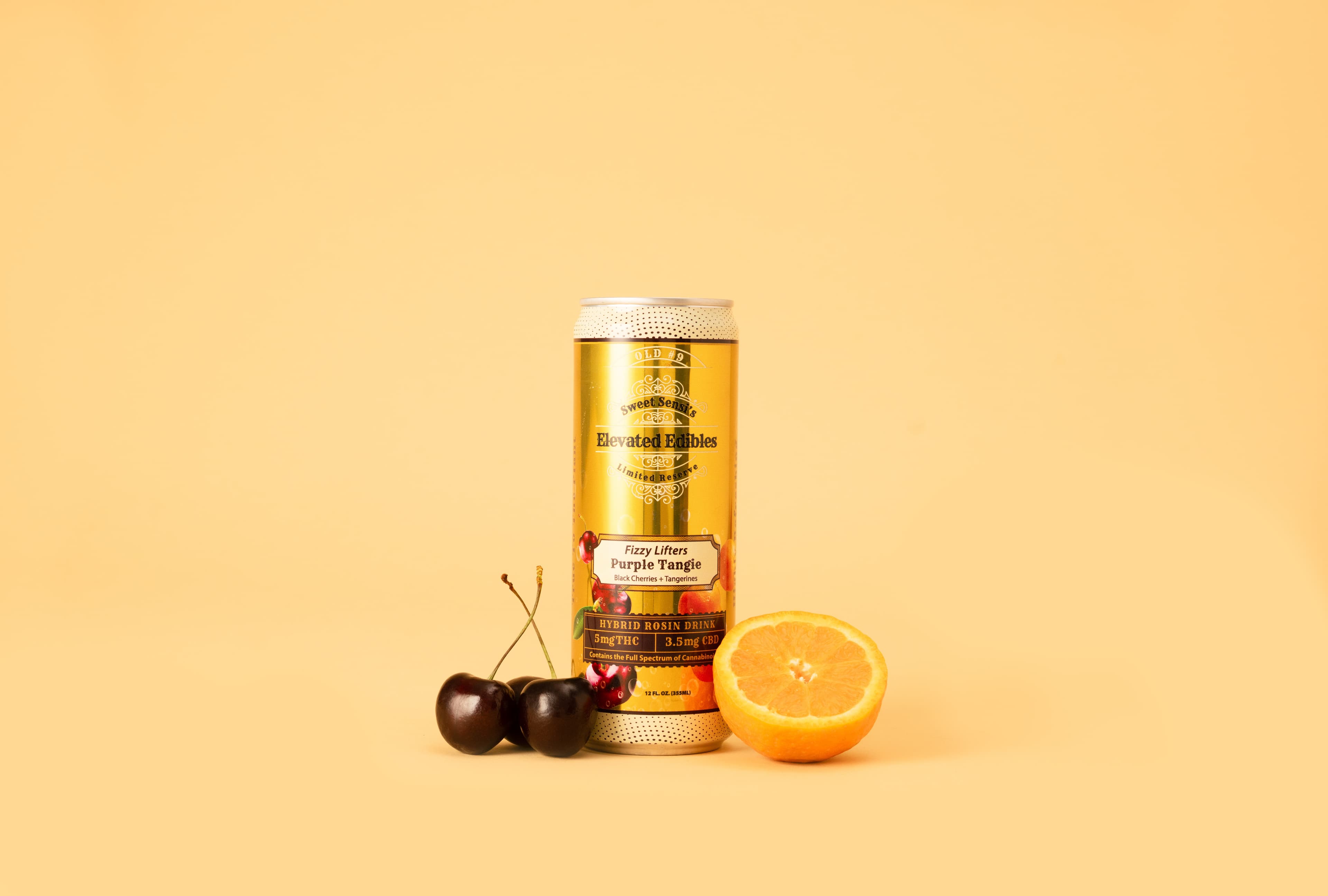 Sweet Sensi Elevated Edibles cans — back
